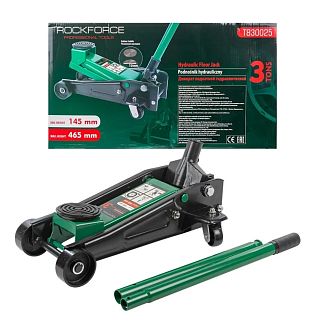 Домкрат гідравлічний підкатний до 3т (145-465мм) ROCKFORCE
