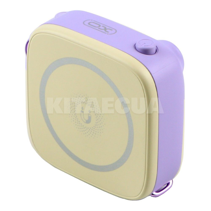 Повербанк с мини-камерой Magnetic 10000mAh 15W фиолетовый XO (6920680849277) - 3