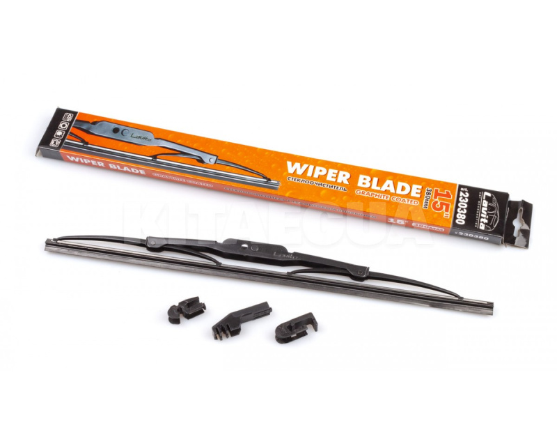 Щетка стеклоочистителя (дворник) 380мм каркасная LAVITA (LA 230380) - Kitaec.ua Щетка стеклоочистителя (дворник) 380мм каркасная LAVITA (LA 230380)