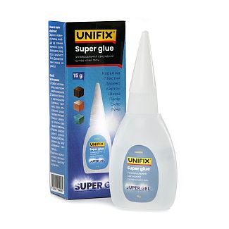 Супер-клей гель універсальний 15г UNIFIX