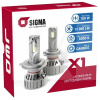 LED лампа для авто X1 H1 50W 5000K SIGMA4car (44752)