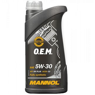 Масло моторное синтетическое 1л 5W-30 O.E.M. for Toyota/Lexus Mannol