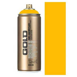 Краска желтая 400мл матовая S1010 Shock Yellow MONTANA