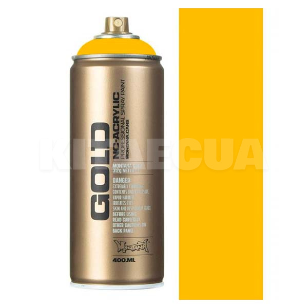 Фарба жовта 400мл матова S1010 Shock YELLOW MONTANA (285608-MONTANA)