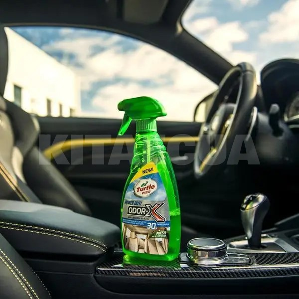 Очиститель обивки салона 500мл для удаления неприятных запахов Turtle Wax (52896) - 3