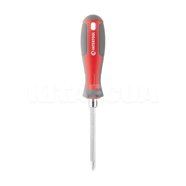 Отвертка двухсторонняя PH2/SL6 х 100мм Intertool (VT-3344) - 2