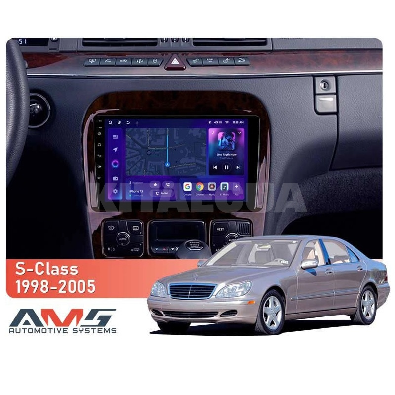 Штатна магнітола MOSS M3 4+32 ГБ 9" Mercedes Benz S-Class VV220 1998-2005 AMS (50159) - 2