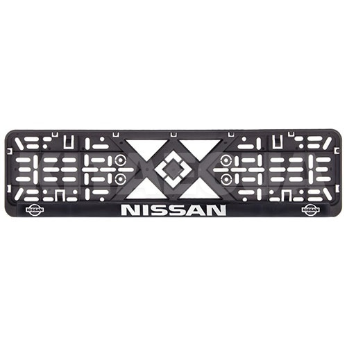 Рамка номерного знака пластик, c рельєфним написом NISSAN VITOL (50269)
