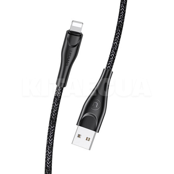 Кабель USB Lightning 2А U41 1м чорний USAMS (SJ391USB01)