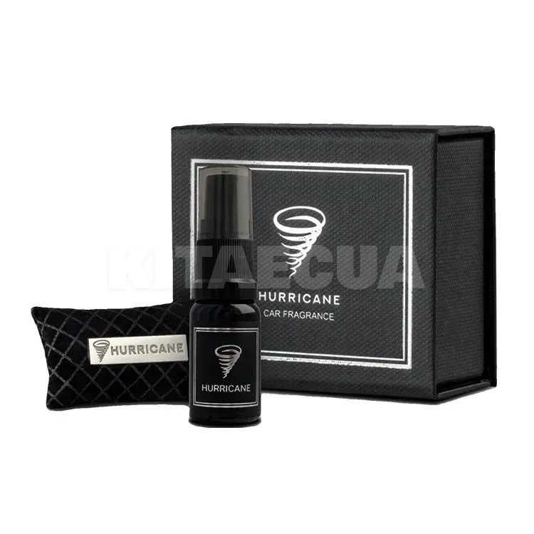 Ароматизатор автомобильный "PREMIUM" 10 мл на дефлектор (SILVER) HURRICANE (AromPremium2)