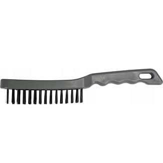 Щітка з металу 6-рядна сталева з пластиковою ручкою YATO