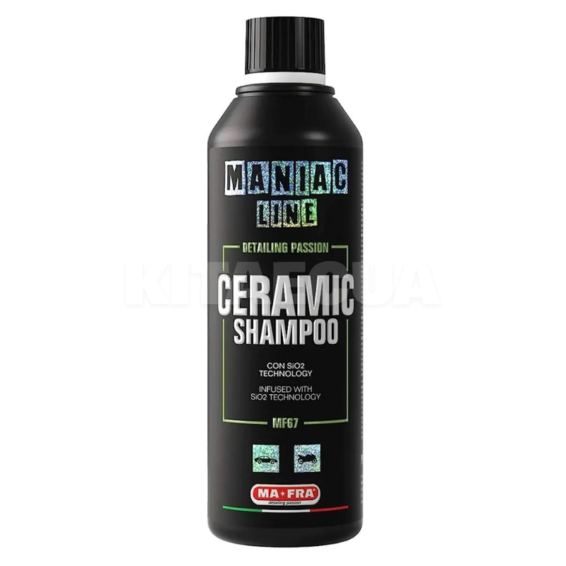 Автошампунь 3в1 500мл Ceramic Shampoo с воском Mafra (MF67)