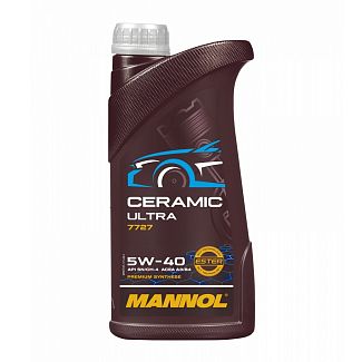 Масло моторное синтетическое 1л 5W-40 CeramicUltra Mannol