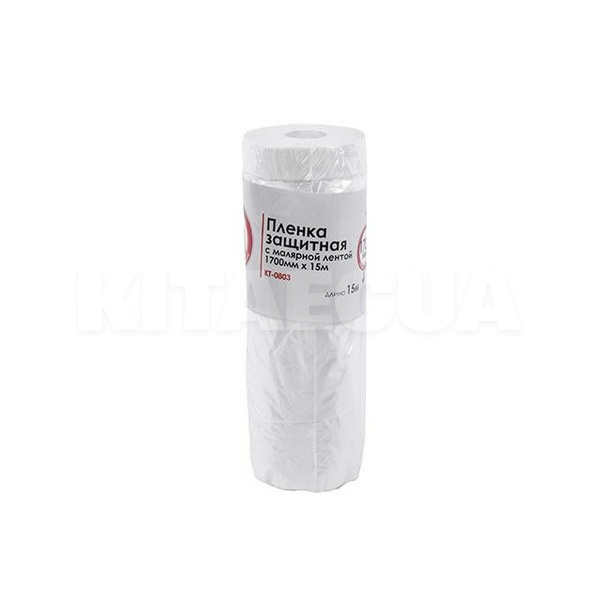 Пленка защитная с малярной лентой 1700 мм х 15 м Intertool (KT-0803)