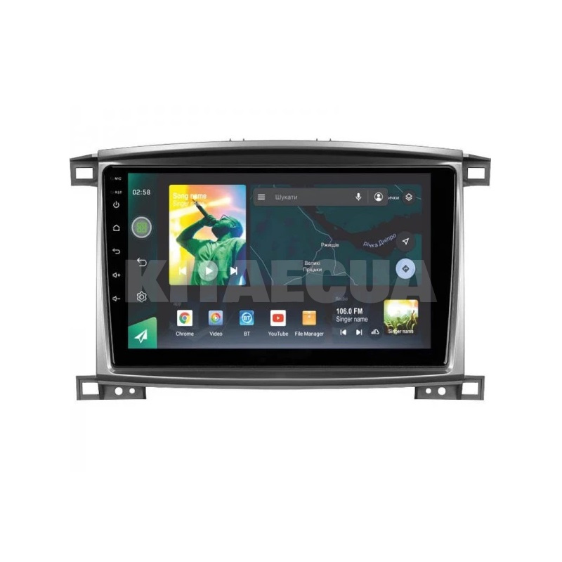 Штатна магнітола X10232 2+32 Gb 10" Toyota Land Cruiser LC 100-B 2002-2007 (B) SIGMA4car (34220) - 2