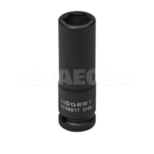 Головка ударна подовжена 6-гранна 17 мм 1/2" HOGERT (HT4R017)