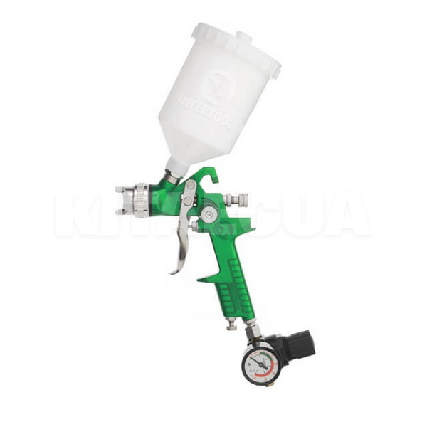 Краскопульт пневматический HVLP 1.3мм 3 бар бачок 600м Intertool (PT-0102-INTERTOOL) - 3