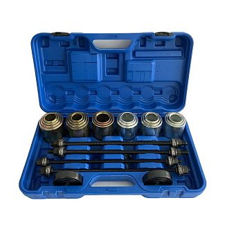 Набор для замены сайлентблоков, втулок и подшипников универсальный 26 предметов ROCKFORCE