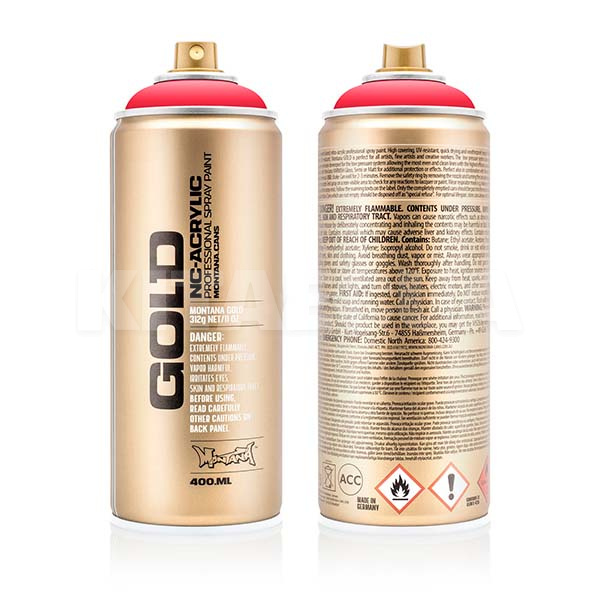 Краска розовая 400мл G 3020 Strawberry MONTANA (284335-MONTANA)