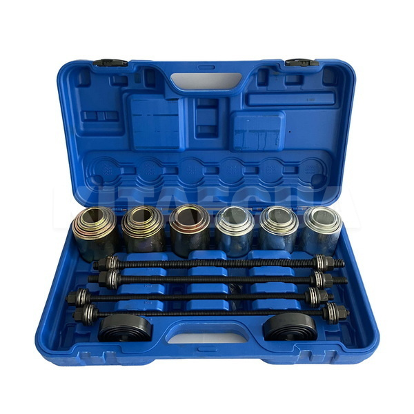 Набір для заміни сайлентблоків, втулок та підшипників універсальний 26 предметів ROCKFORCE (RF-933T1)