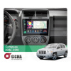 Штатна магнітола PRO 10464 4+64 Gb 10 Jeep Compass 1 MK 2006-2010 SIGMA4car (40097)