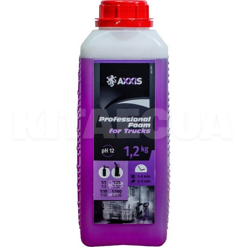 Активна піна Professional Foam for Trucks 1л концентрат лужна AXXIS (axx-394)