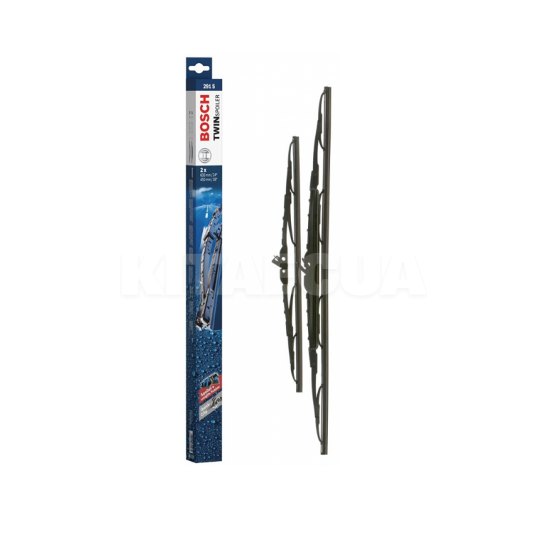 Щітка склоочисника (двірник) 600/450мм каркасна BOSCH (3 397 010 291)