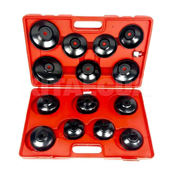 Набор съемников масляных фильтров 1/2" 15 предметов KING STD (25309) - 2