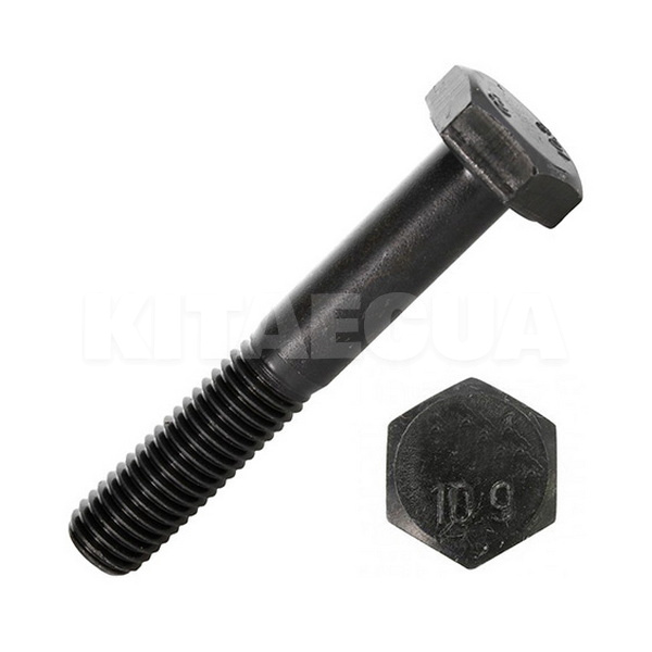 Болт М14 x 200 ТВ-10.9 резьба 25% черный (14 200 01)