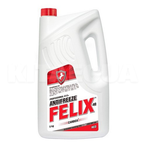 Антифриз красный 5кг G12+ -40°С Carbox FELIX (430206033)