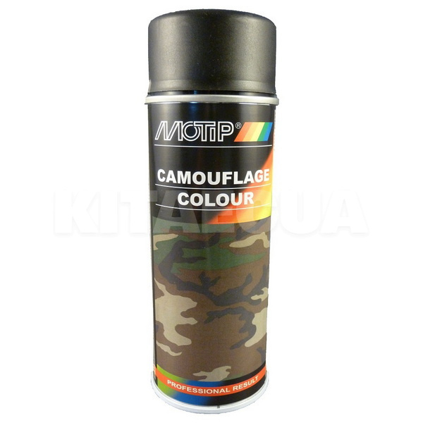 Краска 400мл "камуфляжная" серо-оливковая MOTIP (04207-MOTIP)