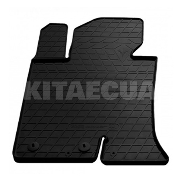 Резиновый водительский коврик Kia Optima (TF) (2010-2015) HK клипсы Stingray (1009374 ПЛ)