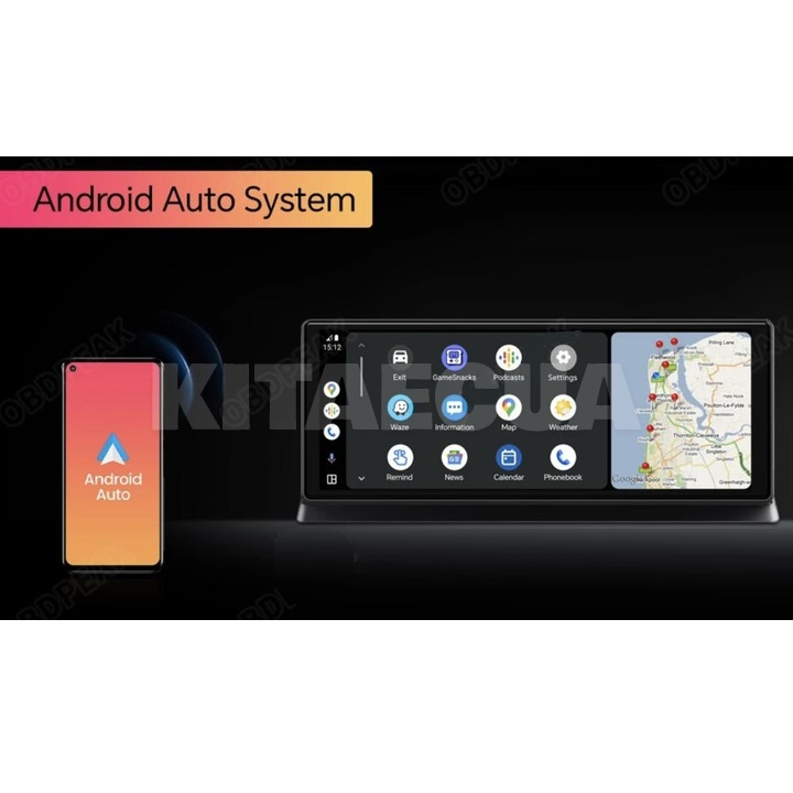 Автоекран Carplay/Android Auto 11.3' K2 Pro OBDPEAK (OBD-K2P) - 2