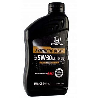 Масло моторное полусинтетическое 0.95л 5W-30 SYNTHETIC BLEND HONDA