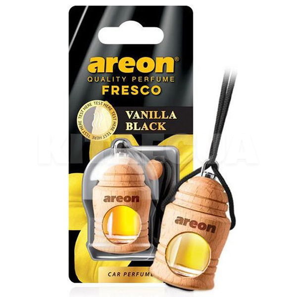 Ароматизатор "чёрная ваниль" Fresco Vanilla Black AREON (FRTN31)