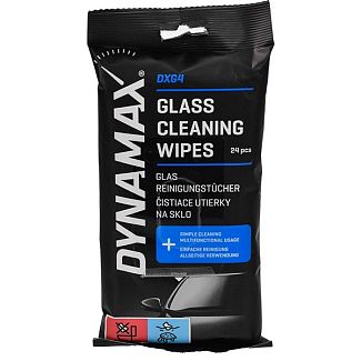 Вологі серветки для авто DXG4 Glass Cleaning Wipes для скла 24шт/уп DYNAMAX