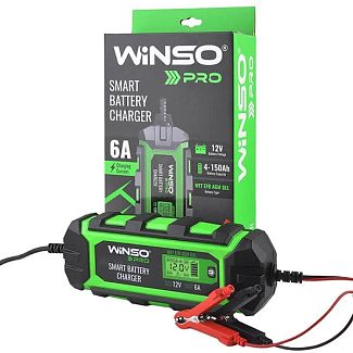 зарядний пристрій для акумулятора 12В 6А Winso