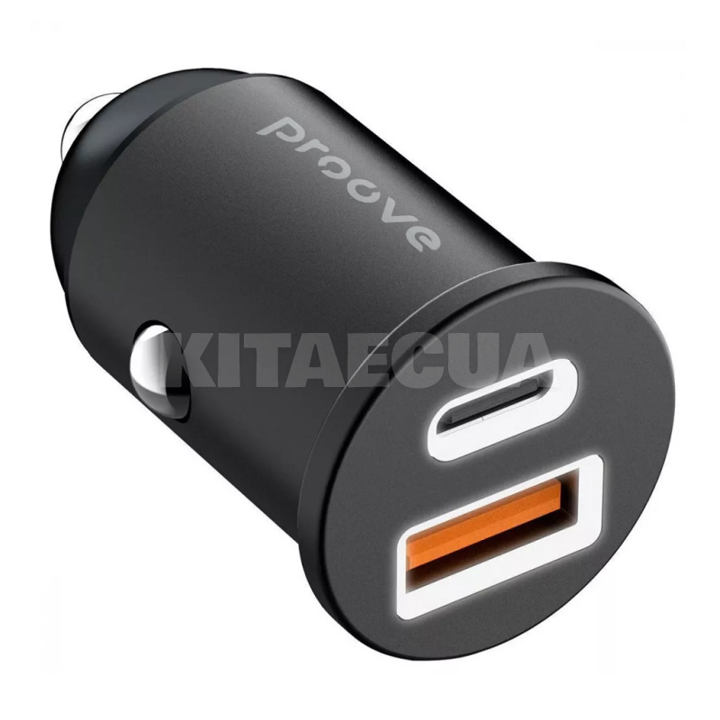 автомобільний зарядний пристрій 30W USB+Type-C Tiny Power PROOVE (600740001) - 4