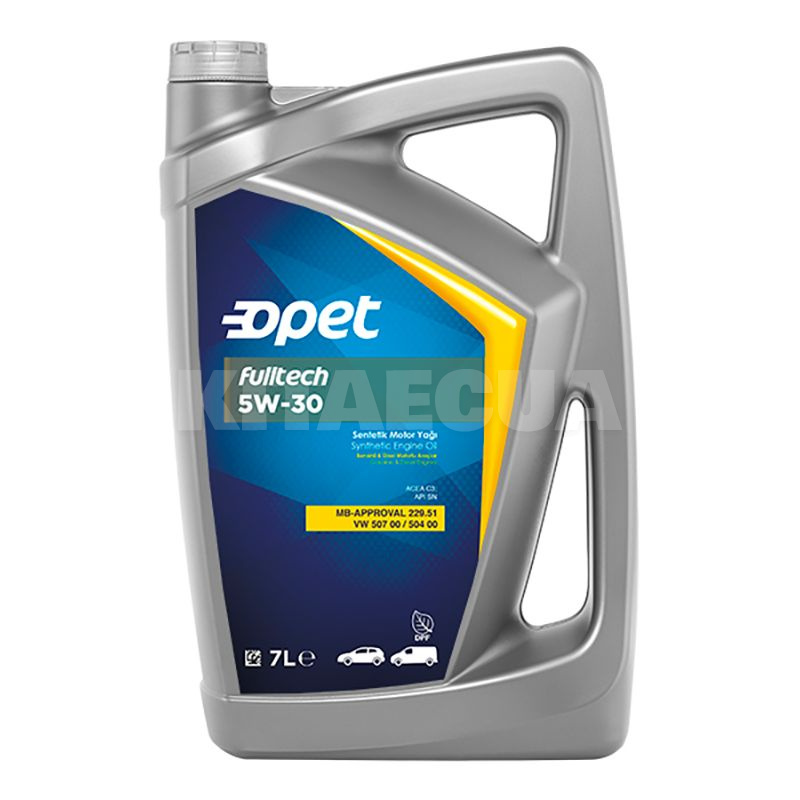 Масло моторне синтетичне 7л 5W-30 FullTech OPET (601214752)