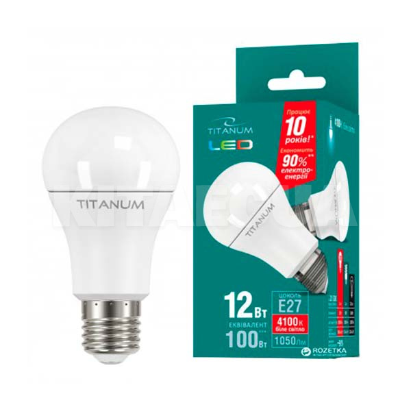 LED лампа 12W TITANUM (TLA6012274)