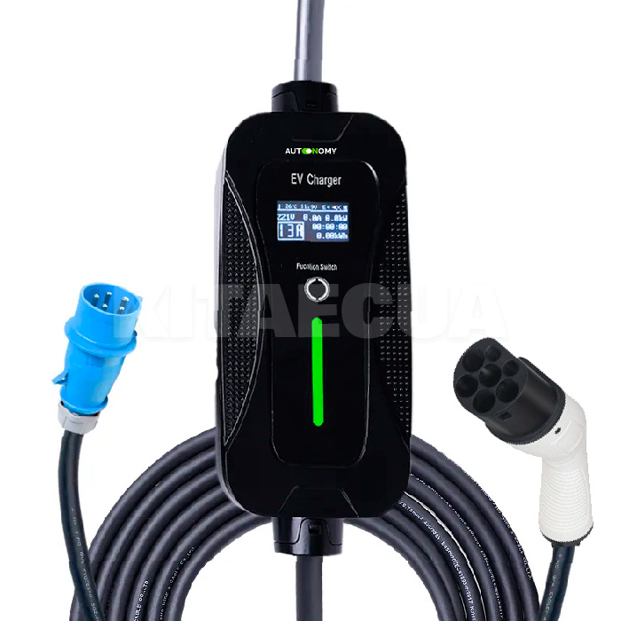 Зарядка для электромобиля Type 2 7.4 кВт 32A 1-фаза AUTONOMY (Type232)