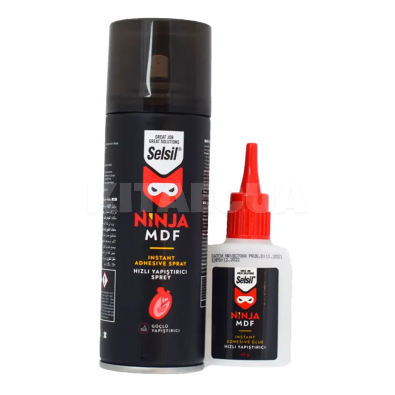 Клей 50г+200г со спреем активатором SELSIL (20V072)