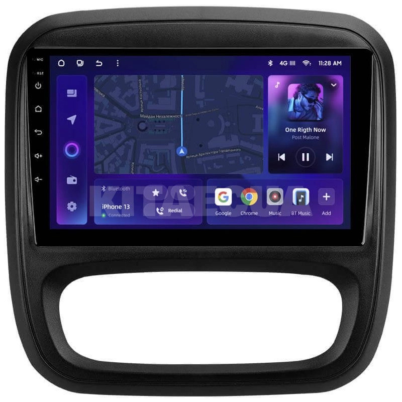 Штатная магнитола MOSS M2 4+32 Gb 9" Renault Trafic 3 2014-2021 AMS (49429)