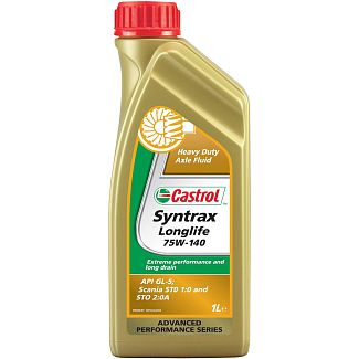 Масло трансмісійне синтетичне 1л Syntrax Long Life 75W-140 CASTROL