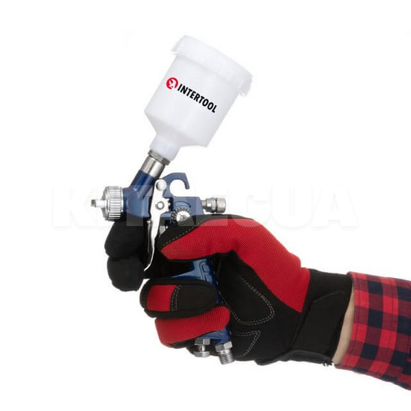 Краскопульт пневматический HVLP MINI 1.2мм 3 бар бачок 125мл Intertool (PT-0122-INTERTOOL) - 3