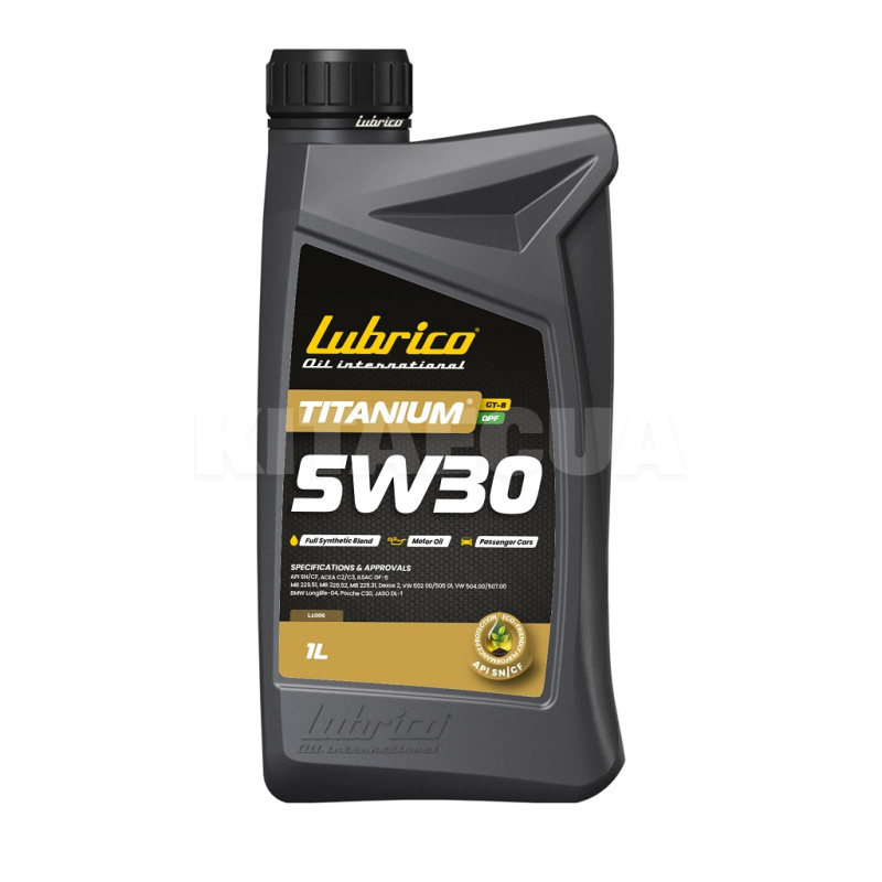 Масло моторное синтетическое 1л 5W-30 TITANIUM GT-8 DPF LUBRICO (L-1006-10100010)
