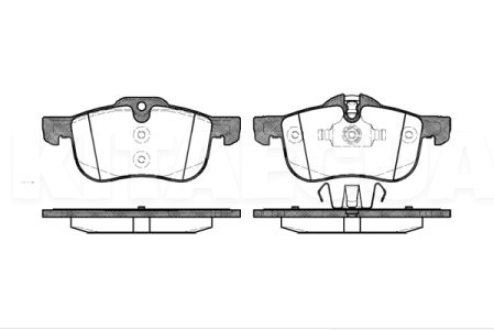 Колодки гальмівні передні RoadHouse на MG 550 (10008675) - 2