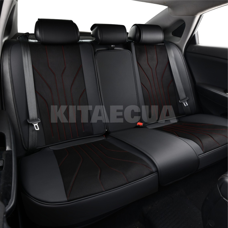 Чехлы на сиденья черно-красные с подголовником 5D Sierra BELTEX (BX90600) - 2