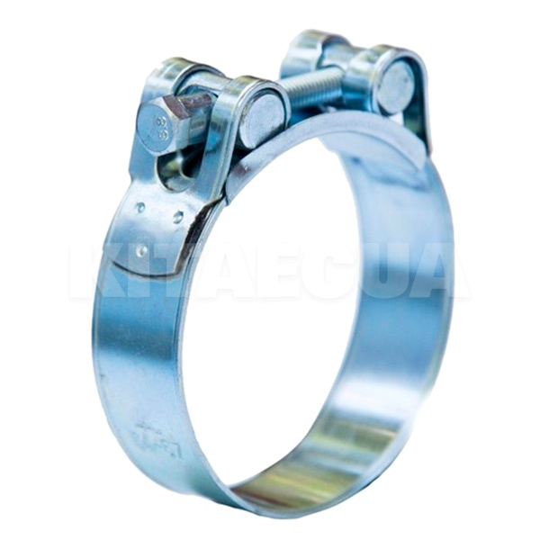 Хомут оцинкованный усиленный W1 52-55мм М6 Дорожня карта (DK52-55)