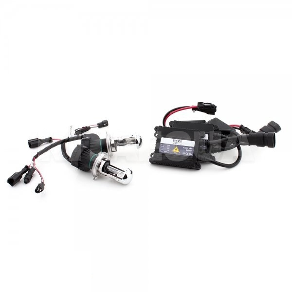 Комплект ксенона Н4 35W 12V (P43t) 5000К +Super Slim Ballast BREVIA (15452)